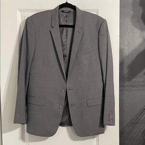 Dolce & Gabbana Made in Italy Light Gray Wool Blazer Italian Size 50 US 40